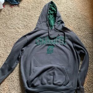 Colosseum, men’s gray long sleeve sweatshirt, Size M, UNC-Charlotte
